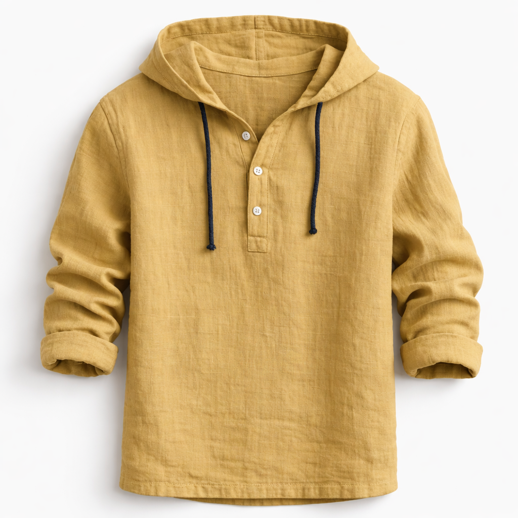 Samuel | Camisa con Capucha y Mangas Largas