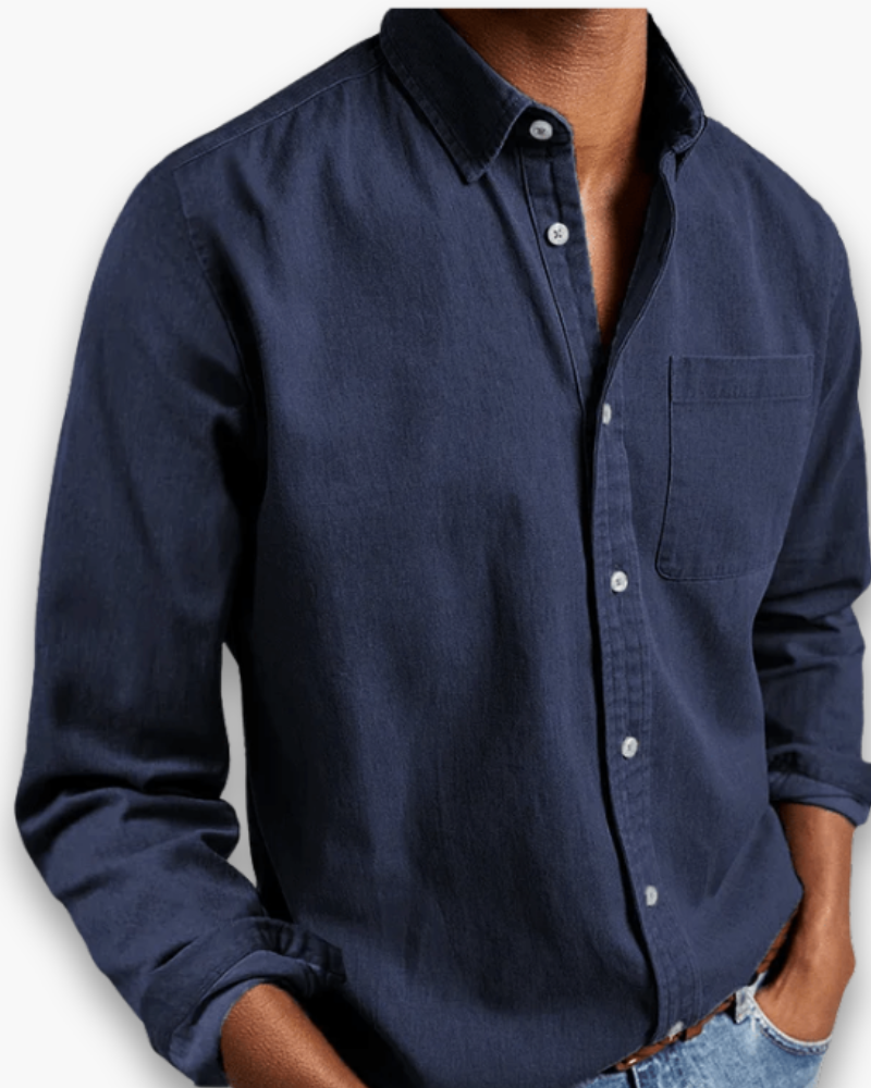 Darian | Camisa Clásica de Botones con Bolsillo