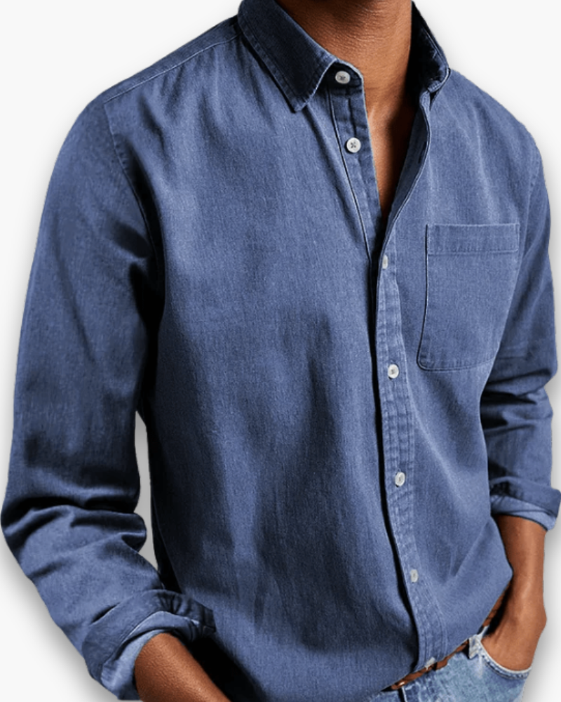 Darian | Camisa Clásica de Botones con Bolsillo