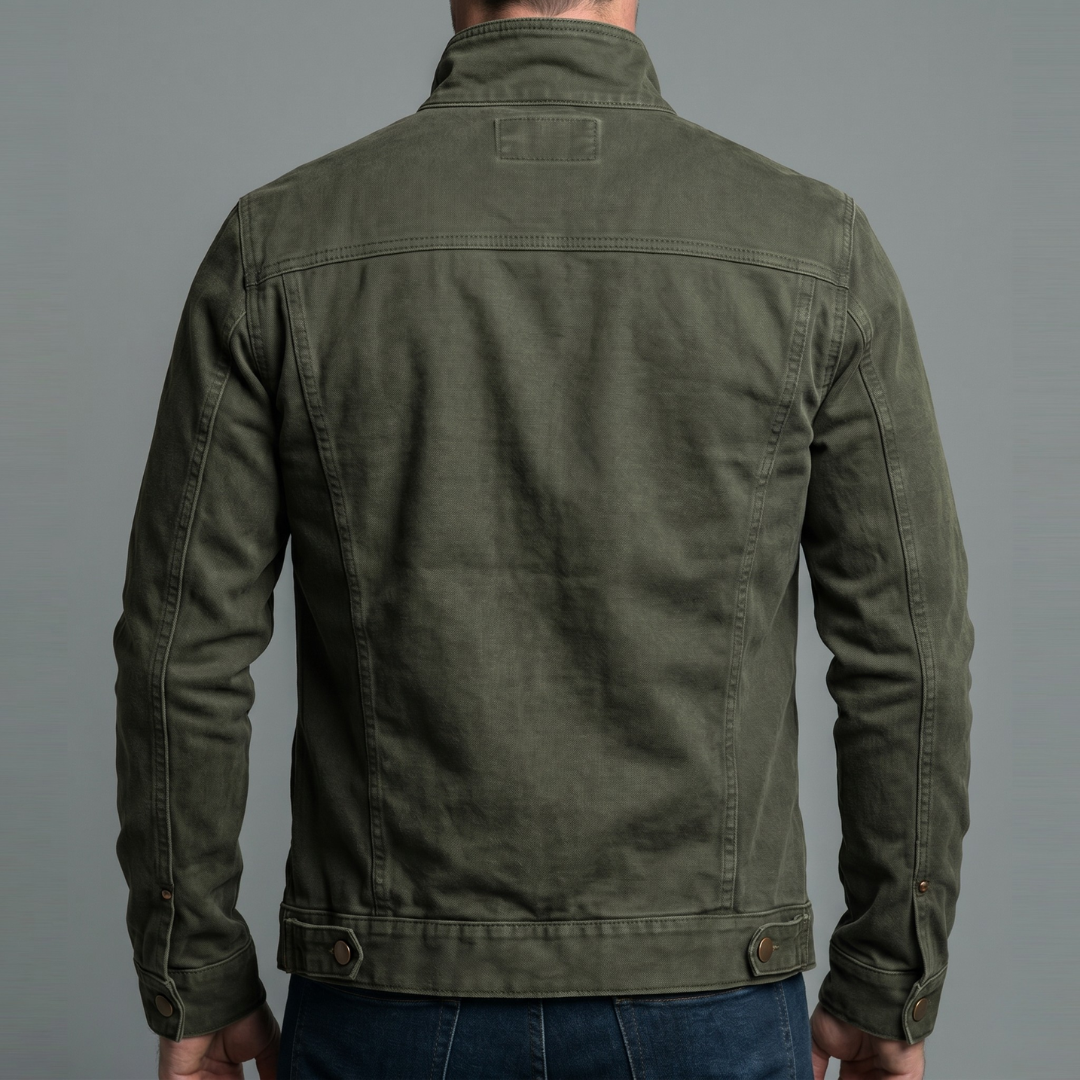 Narick | Chaqueta de Corte Holgado Con Cremallera y Cuello Alto