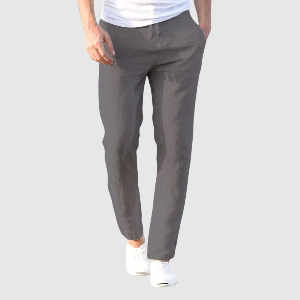 Venancio | Pantalón de Lino Hombre Casual Cordón