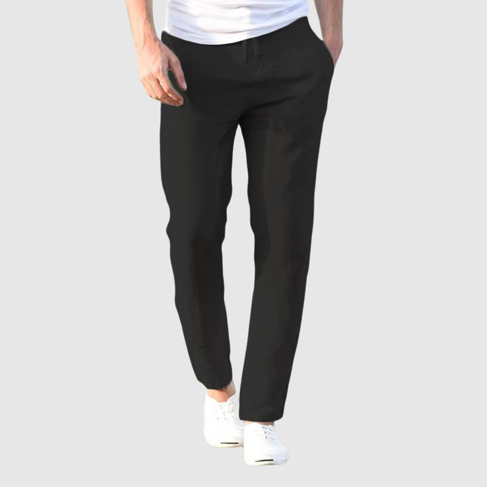Venancio | Pantalón de Lino Hombre Casual Cordón