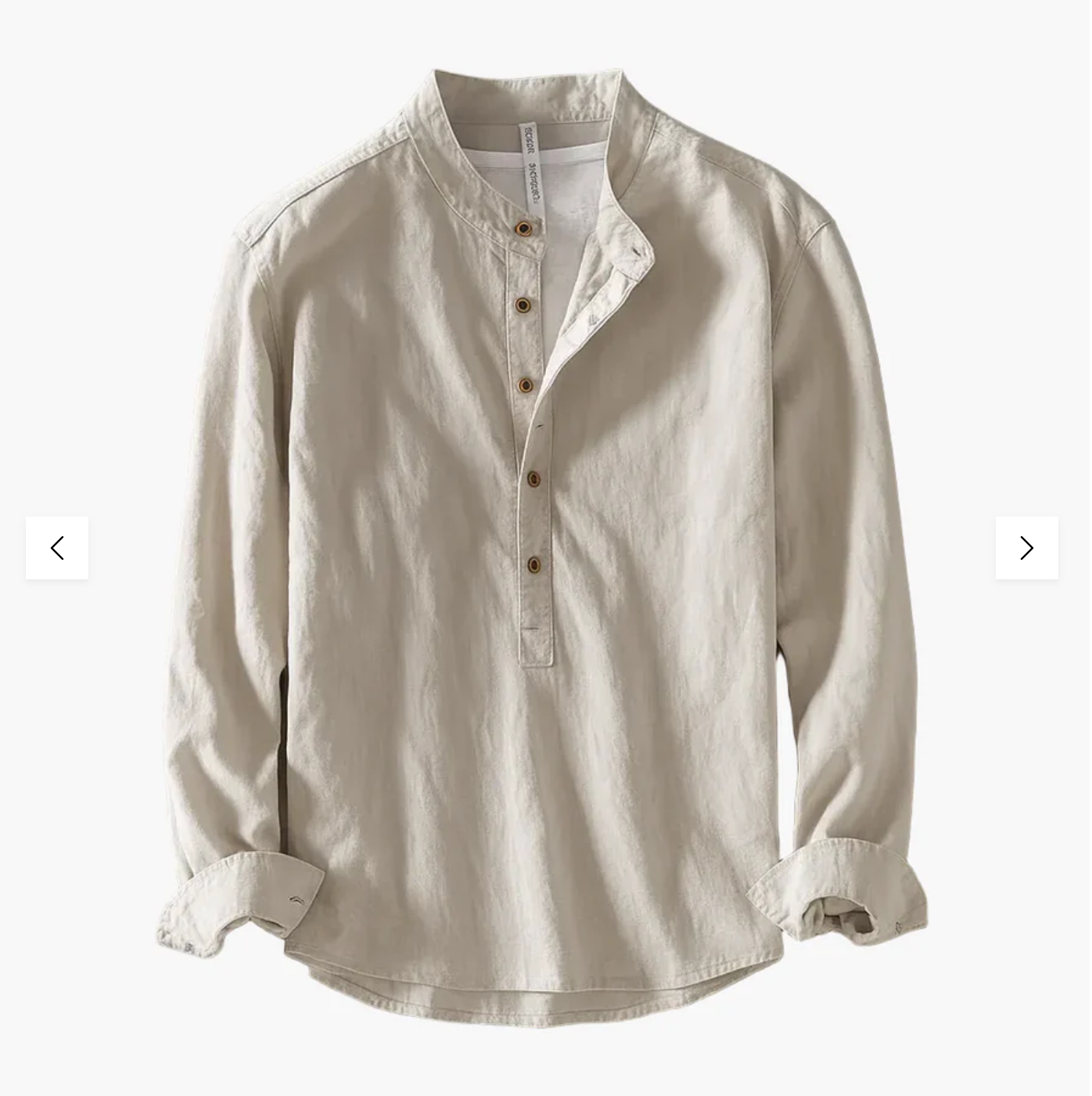 Fintan | Camisa Henley Manga Larga Hombre