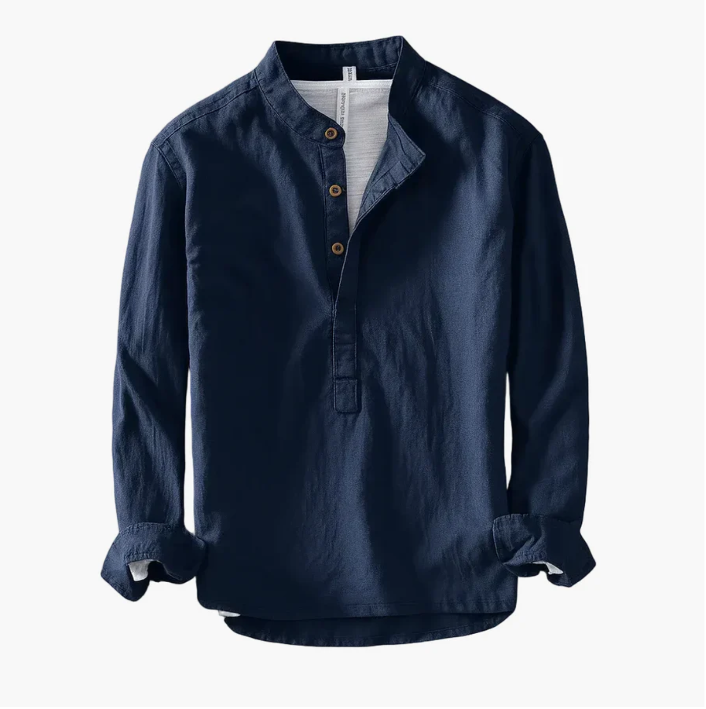 Fintan | Camisa Henley Manga Larga Hombre
