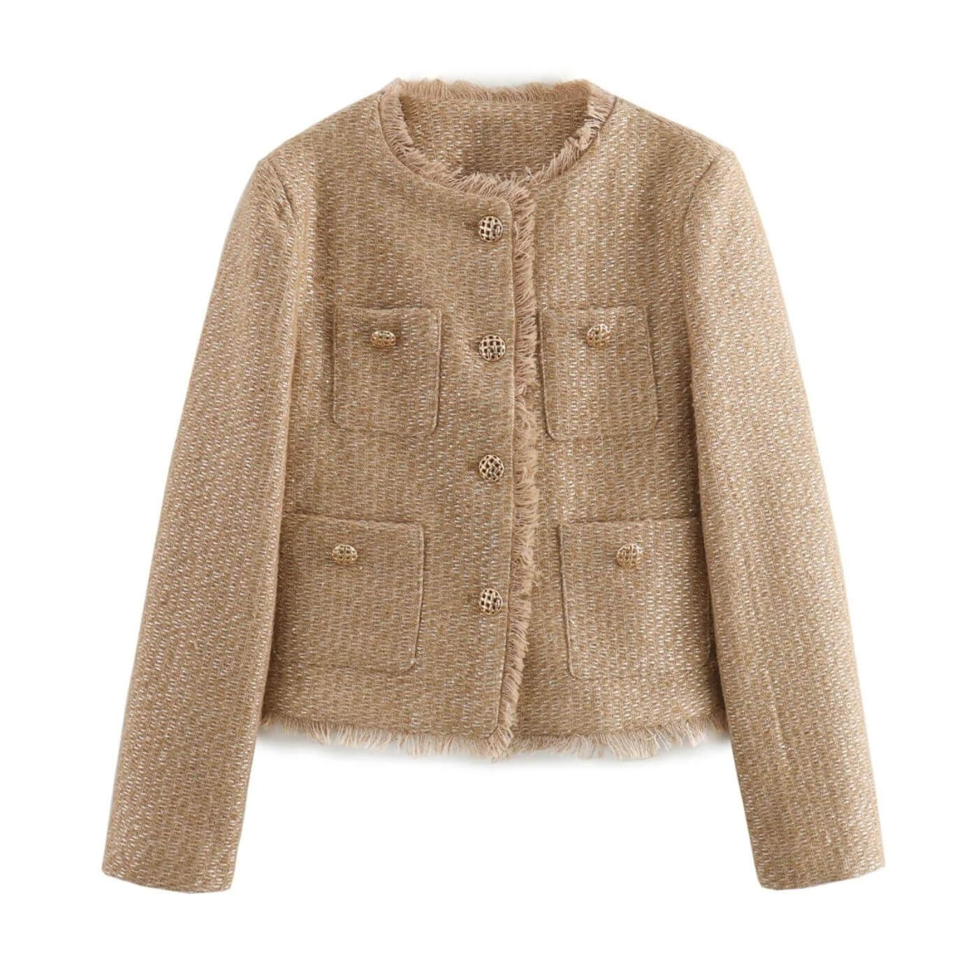 Graciana | Chaqueta Con Botones Y Textura