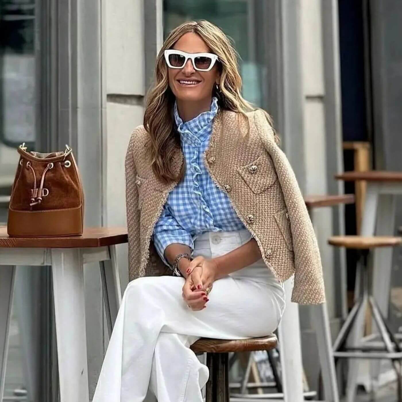 Graciana | Chaqueta Con Botones Y Textura