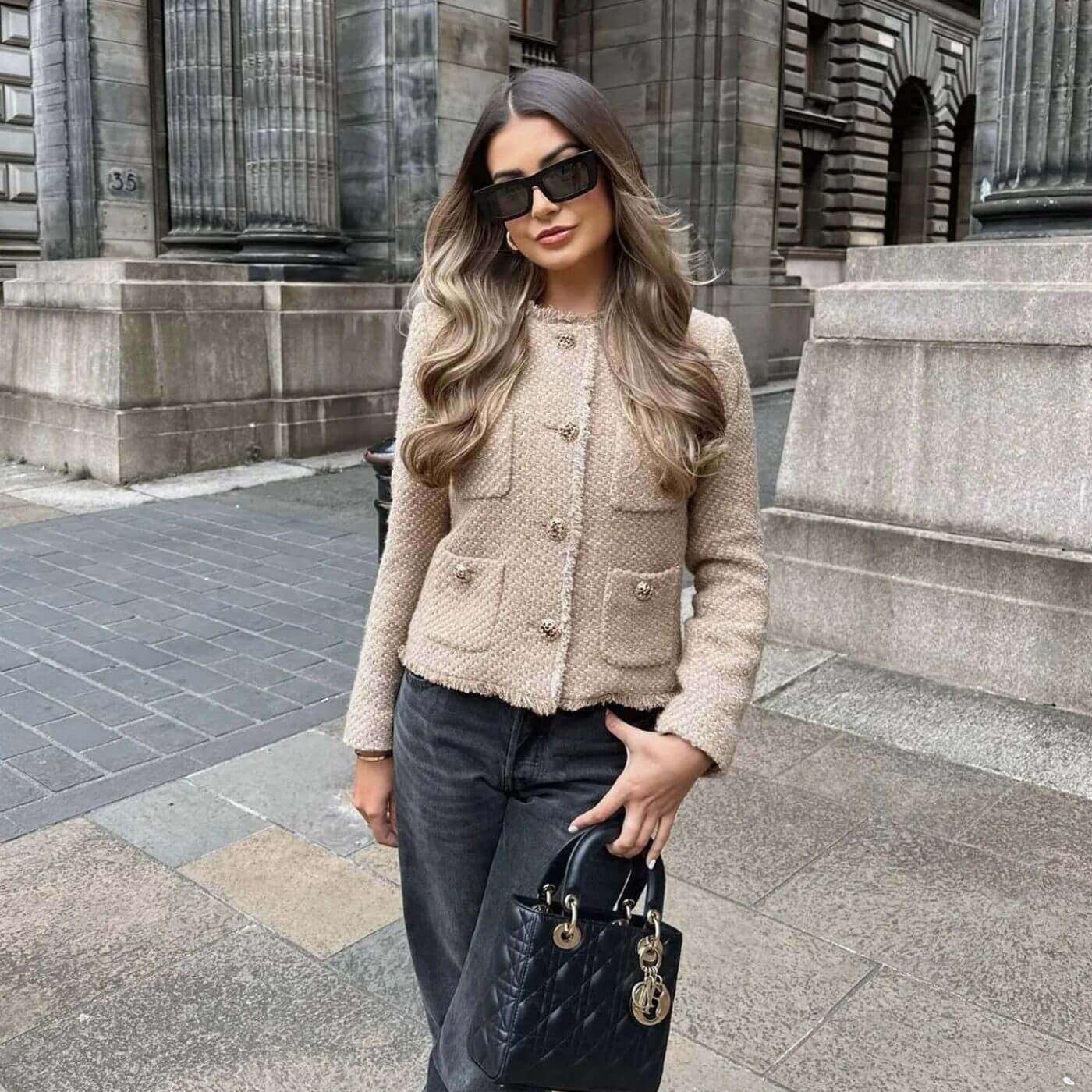 Graciana | Chaqueta Con Botones Y Textura