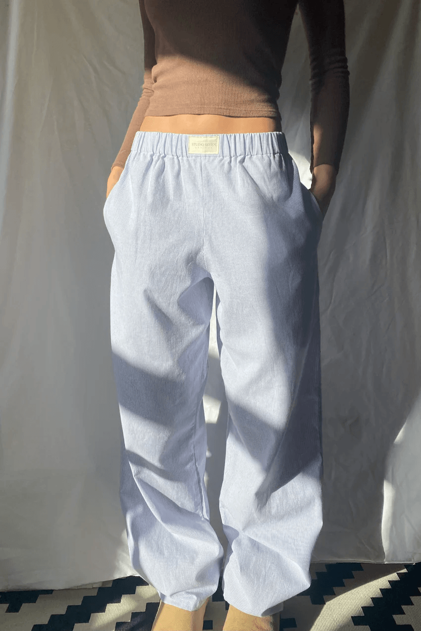 Omniform | Pantalones de Lounge Ajuste Relajado con Bolsillos