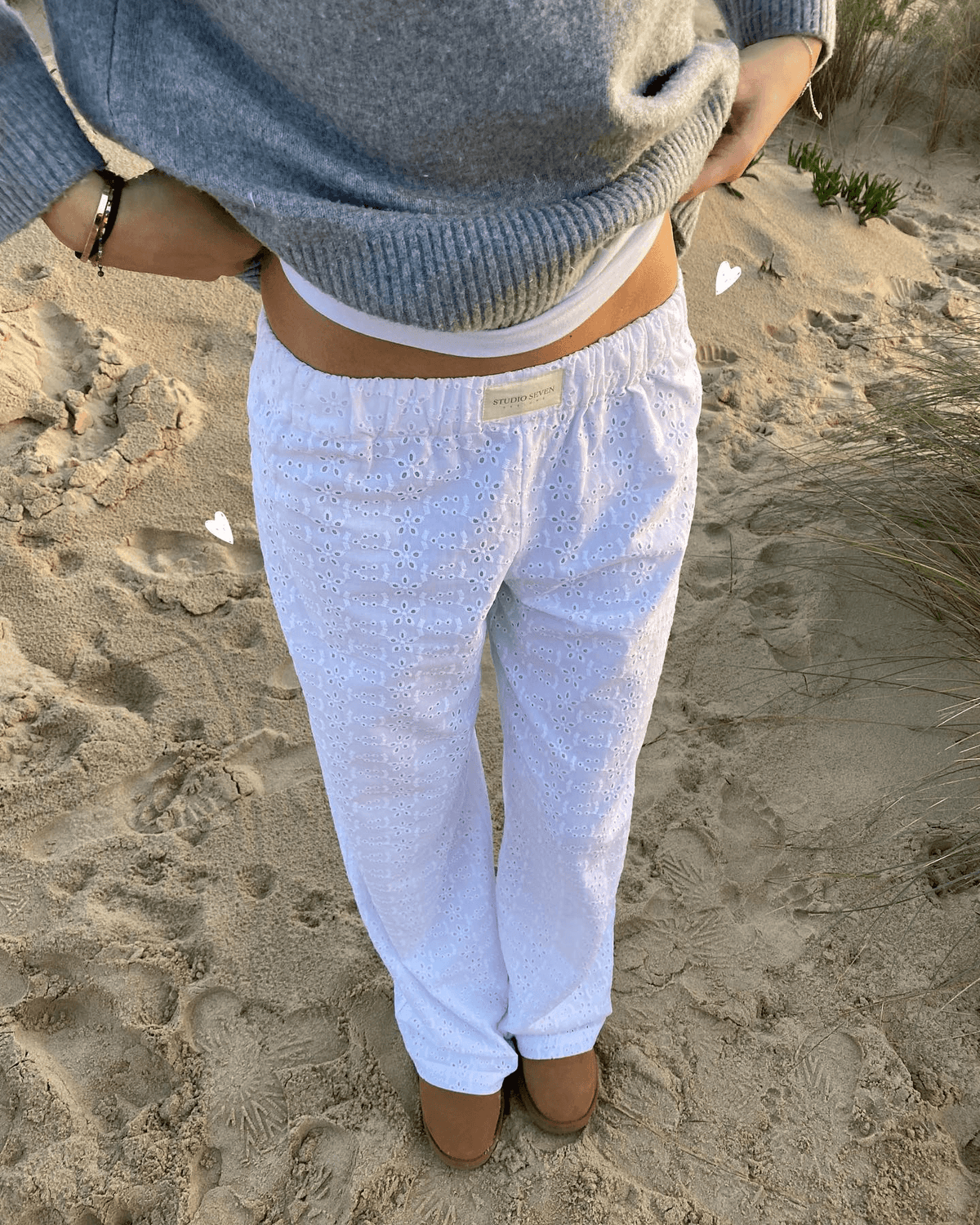Omniform | Pantalones de Lounge Ajuste Relajado con Bolsillos