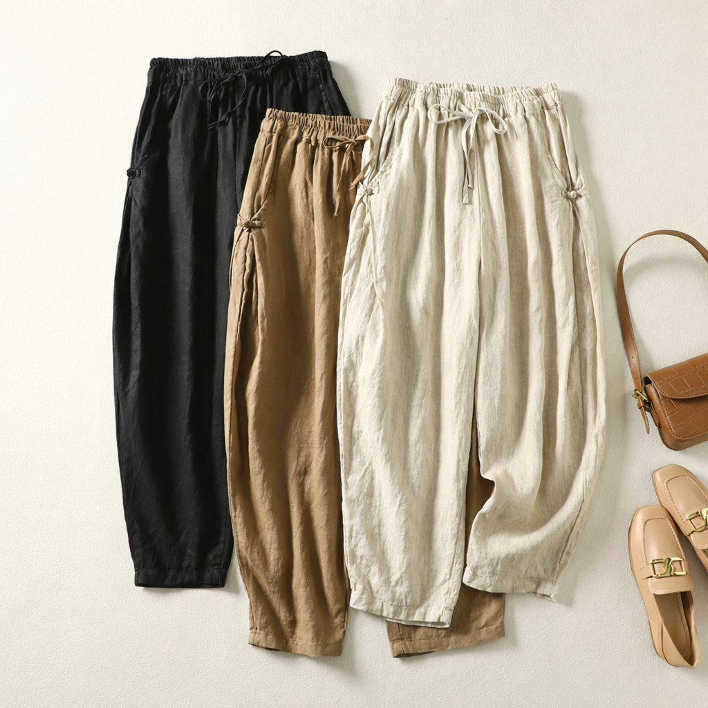 Zerelda | Pantalón Holgado Con Cordón Ajustable