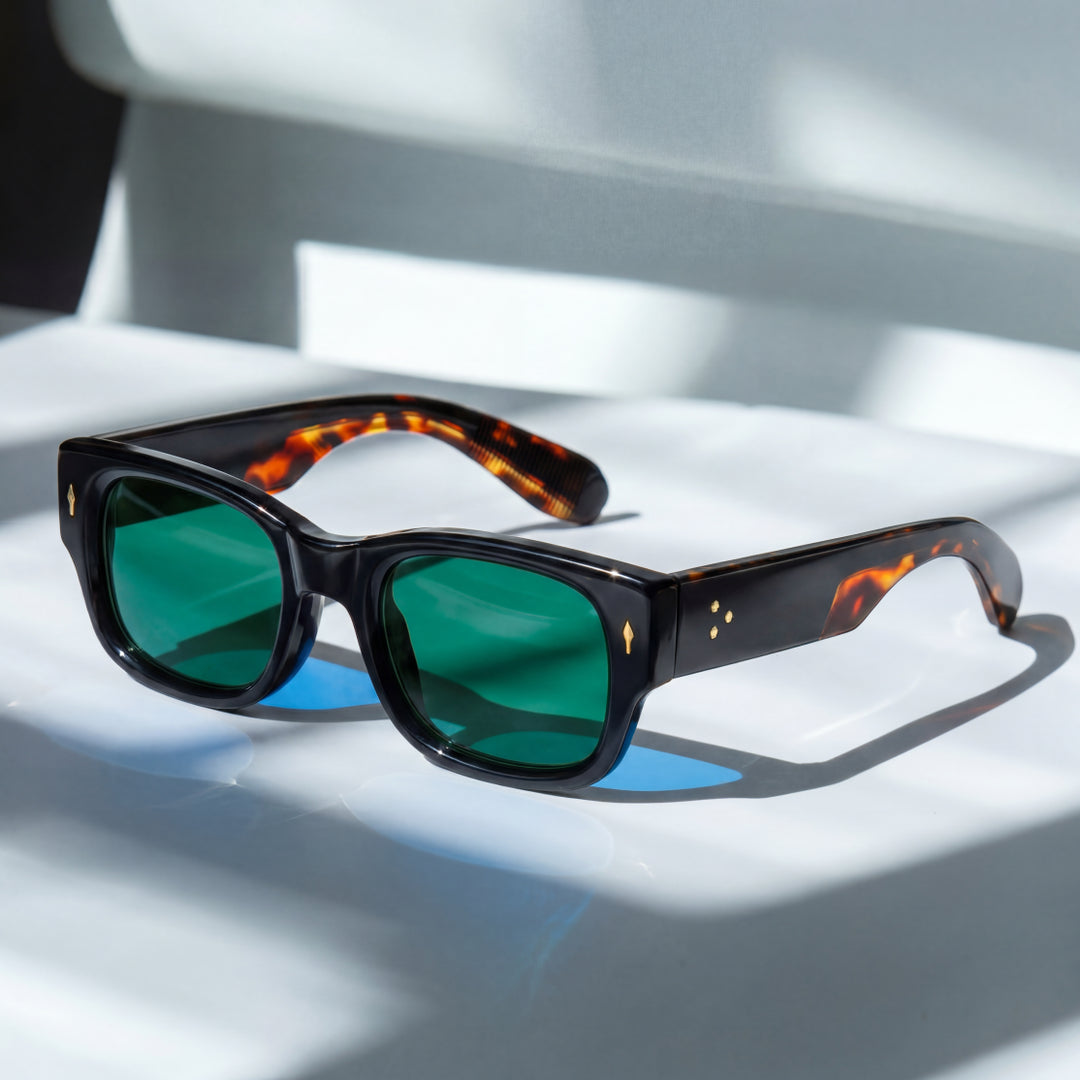 Milo | Gafas de sol con Montura Cuadrada y Cristales Tintados