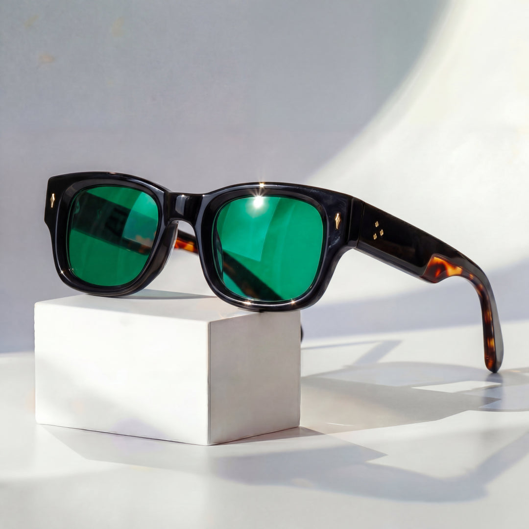 Milo | Gafas de sol con Montura Cuadrada y Cristales Tintados
