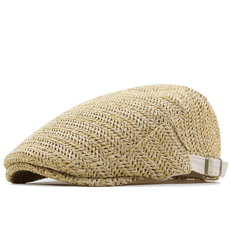 Ralph | Gorra Plana de Paja Tejida