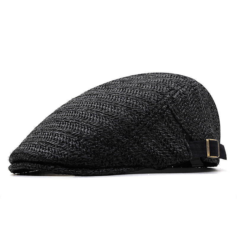 Ralph | Gorra Plana de Paja Tejida