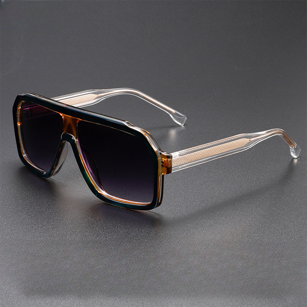 NeoShade - Gafas de sol Cuadradas de Gran Tamaño con Cristales Degradados