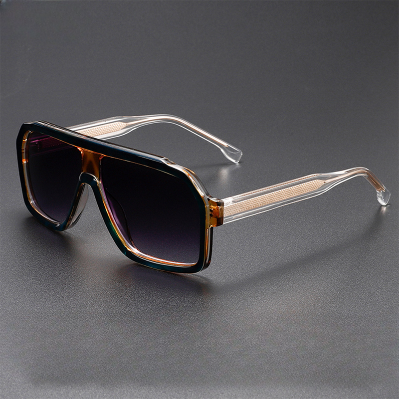 NeoShade - Gafas de sol Cuadradas de Gran Tamaño con Cristales Degradados