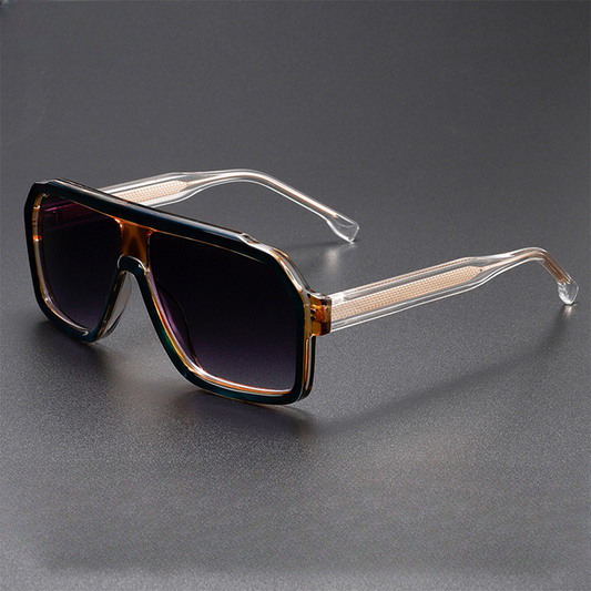 NeoShade - Gafas de sol Cuadradas de Gran Tamaño con Cristales Degradados