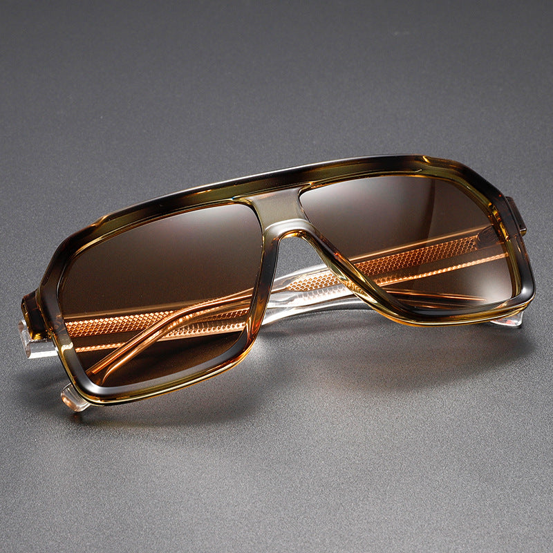 NeoShade - Gafas de sol Cuadradas de Gran Tamaño con Cristales Degradados