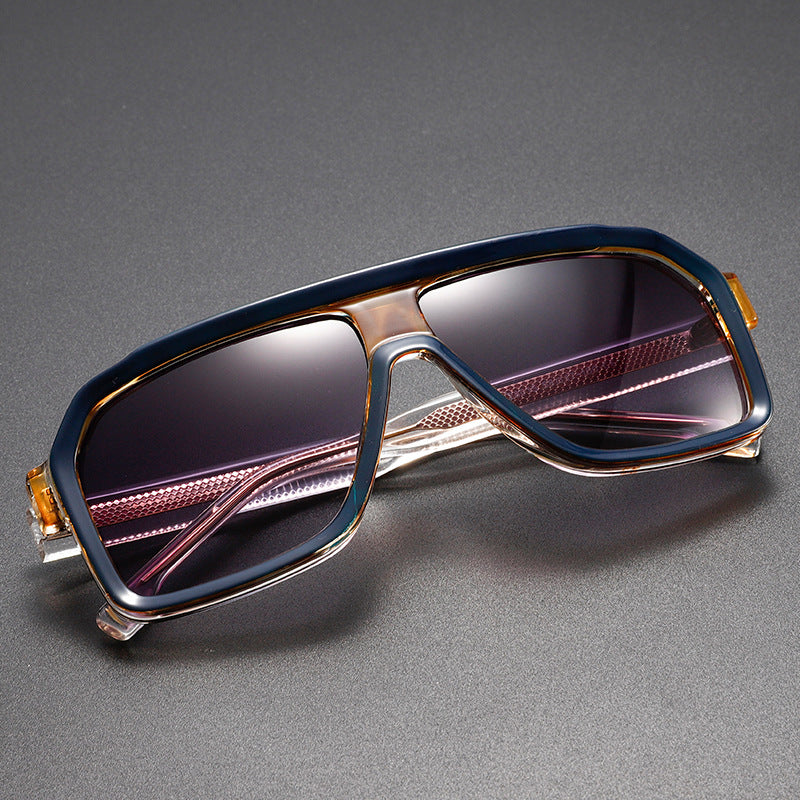 NeoShade - Gafas de sol Cuadradas de Gran Tamaño con Cristales Degradados
