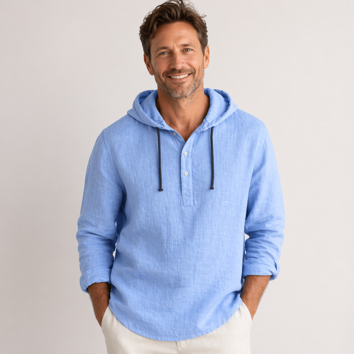 Samuel | Camisa con Capucha y Mangas Largas