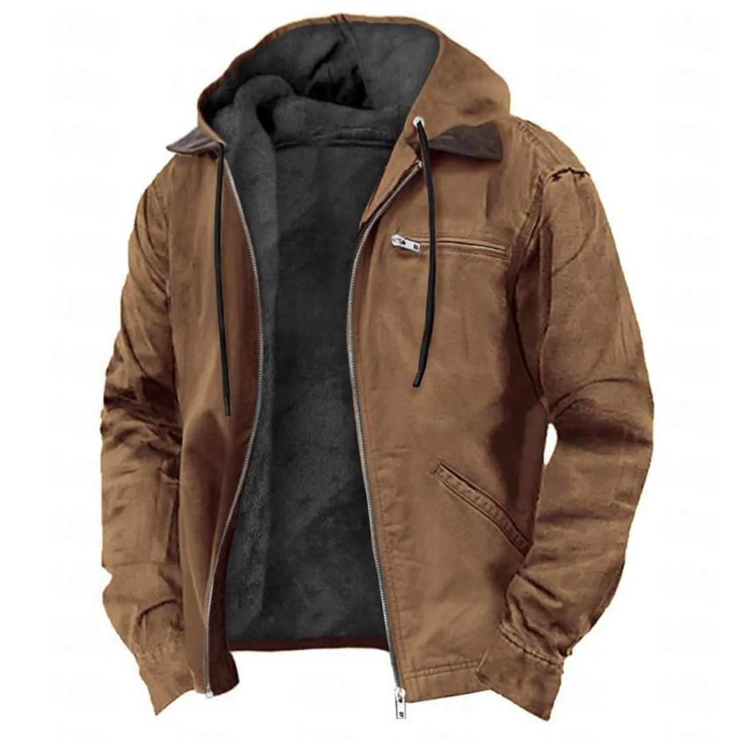 Friedhelm | Chaqueta Con Capucha, Cremallera Y Forro Polar