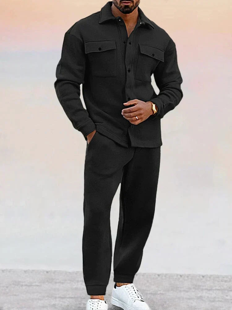 Vortexglide | Camisa Estructurada y Pantalones Ajustados