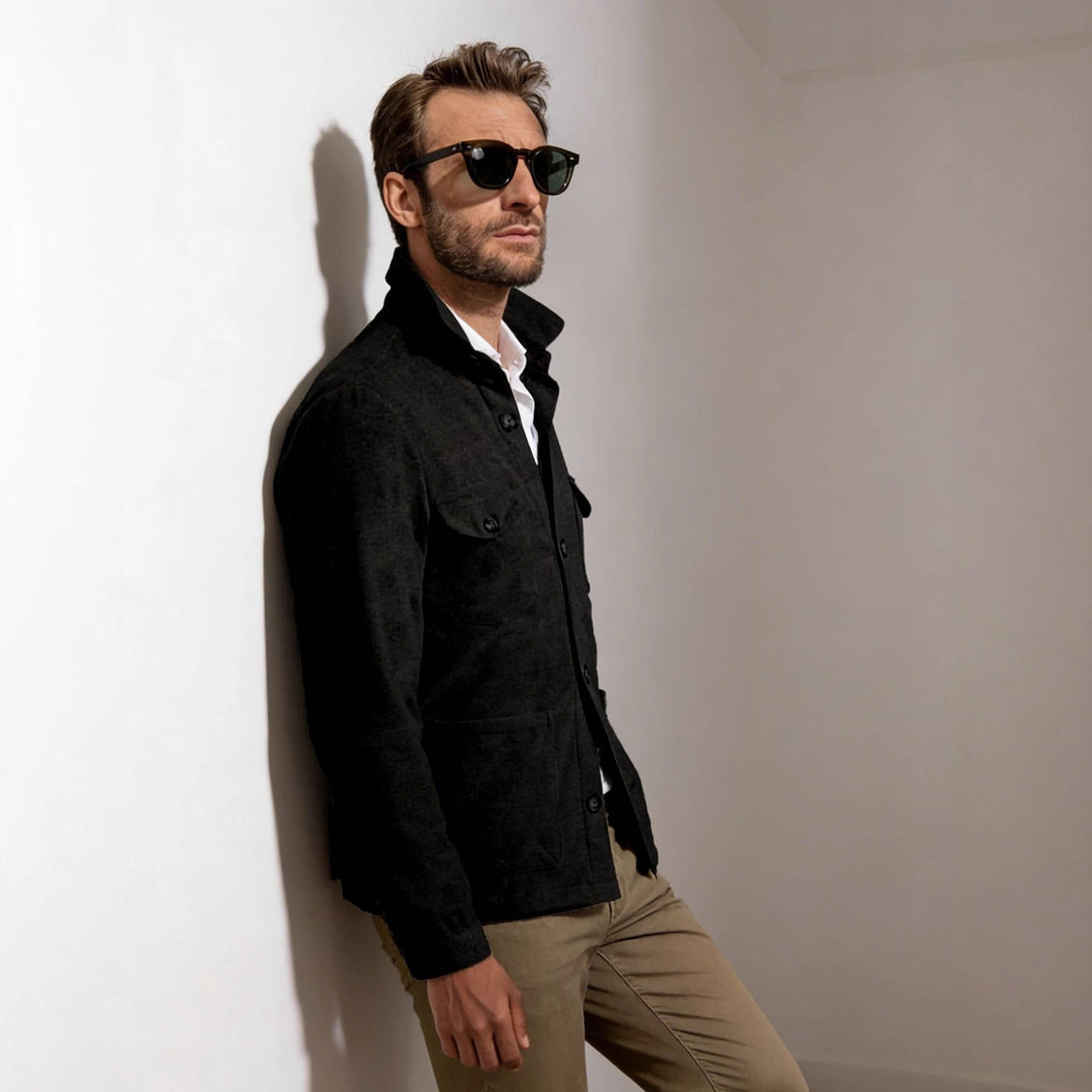 Jenkins | Chaqueta con botones y bolsillos frontales