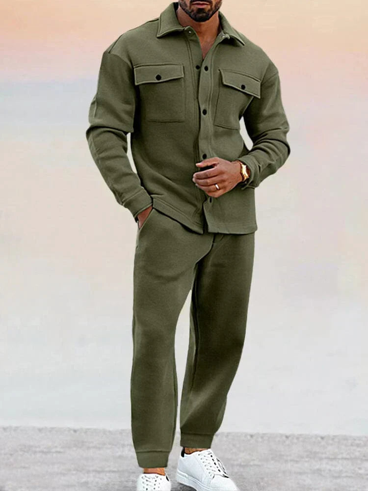 Vortexglide | Camisa Estructurada y Pantalones Ajustados