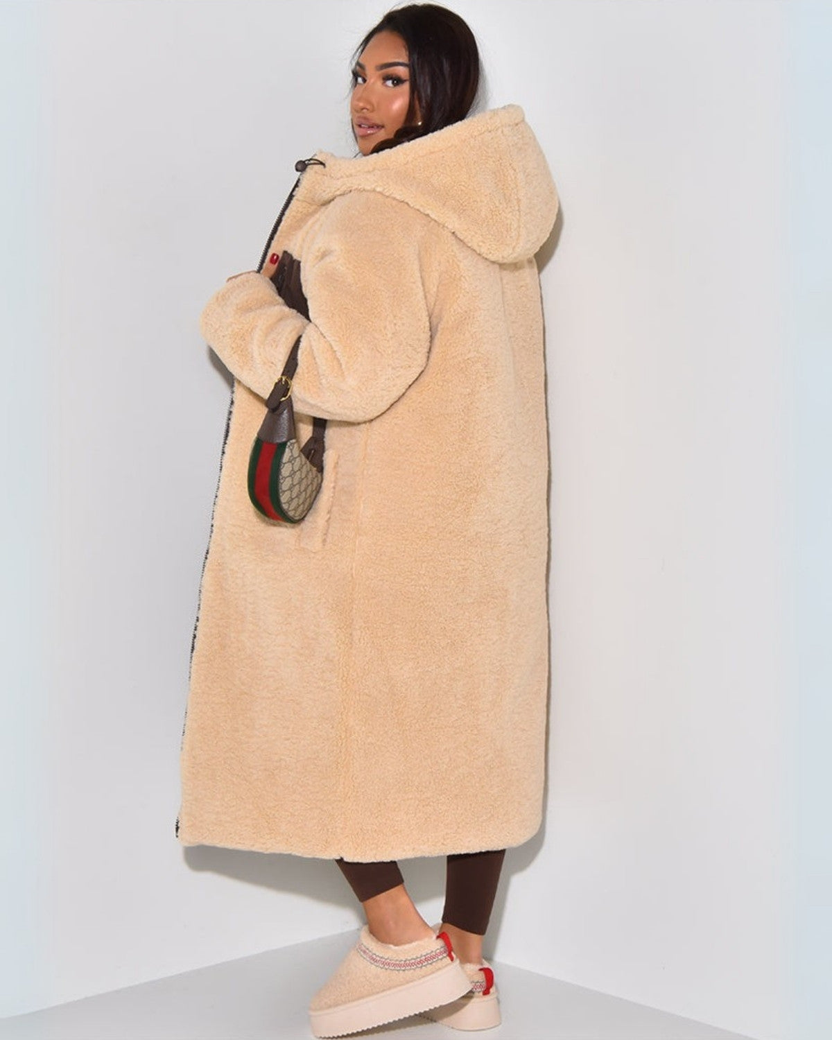 Rowena | Abrigo reversible de invierno con capucha
