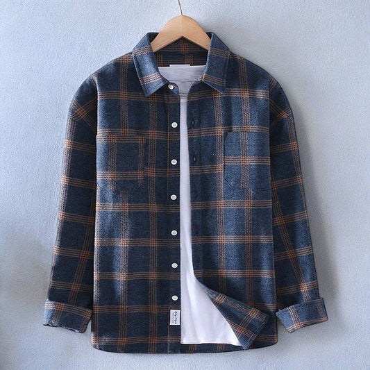 Wolf | Camisa De Manga Larga a Cuadros Con Botones