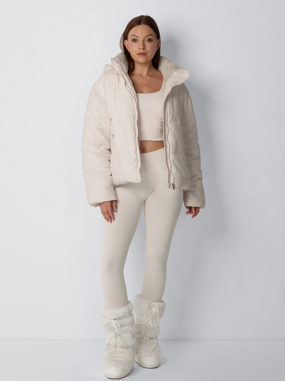 Amore | Chaqueta Puffer con Capucha Desmontable