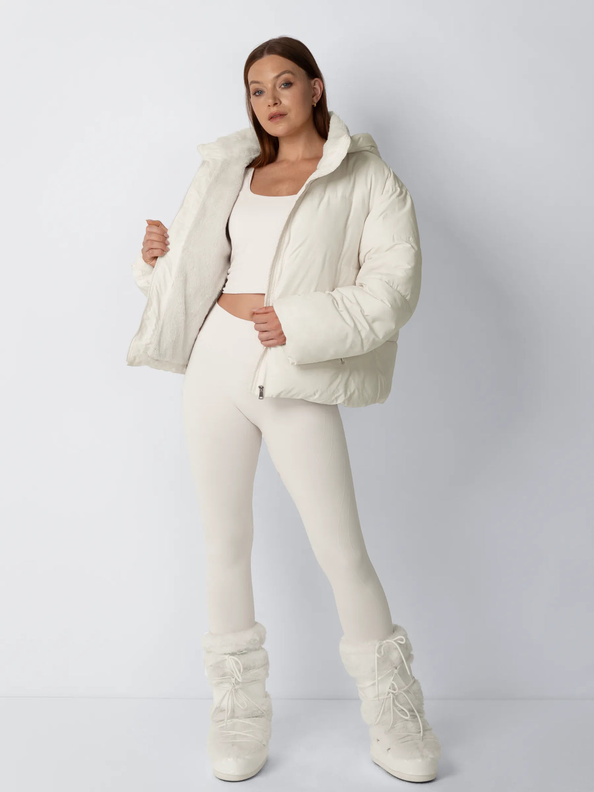 Amore | Chaqueta Puffer con Capucha Desmontable