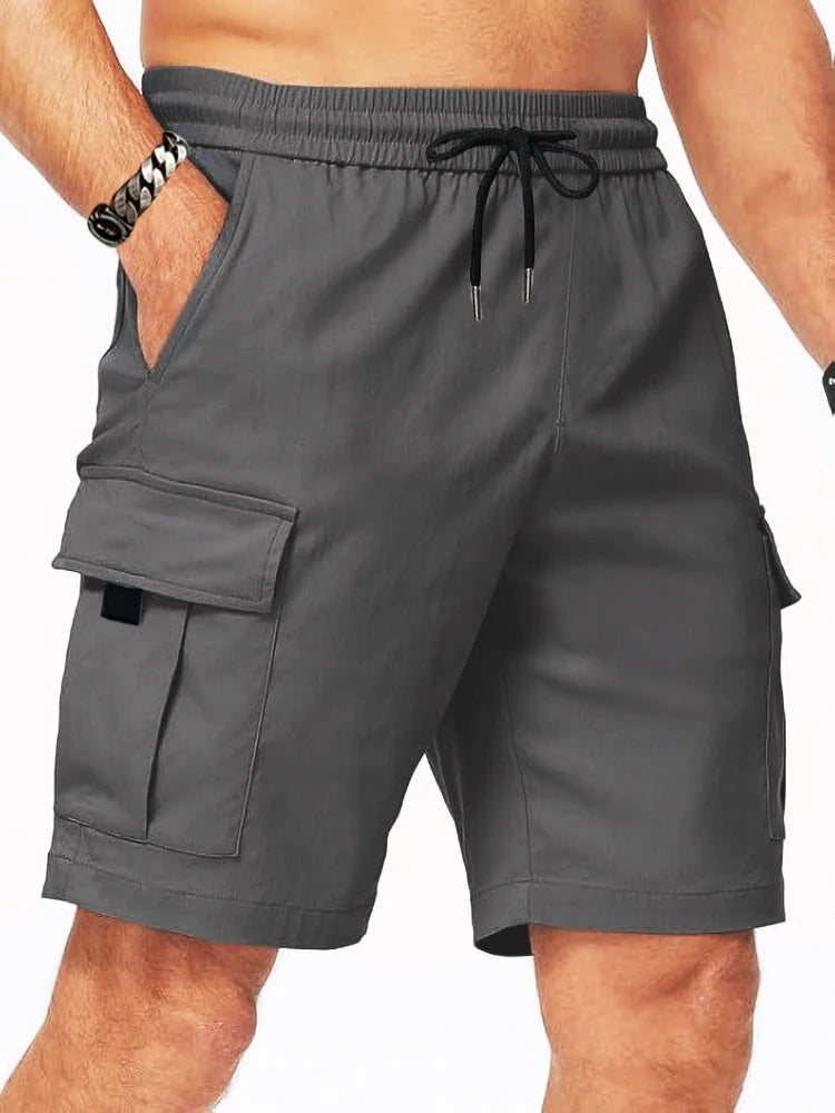 Jakub | Pantalones Cortos Carga Con Cordón Ajustable