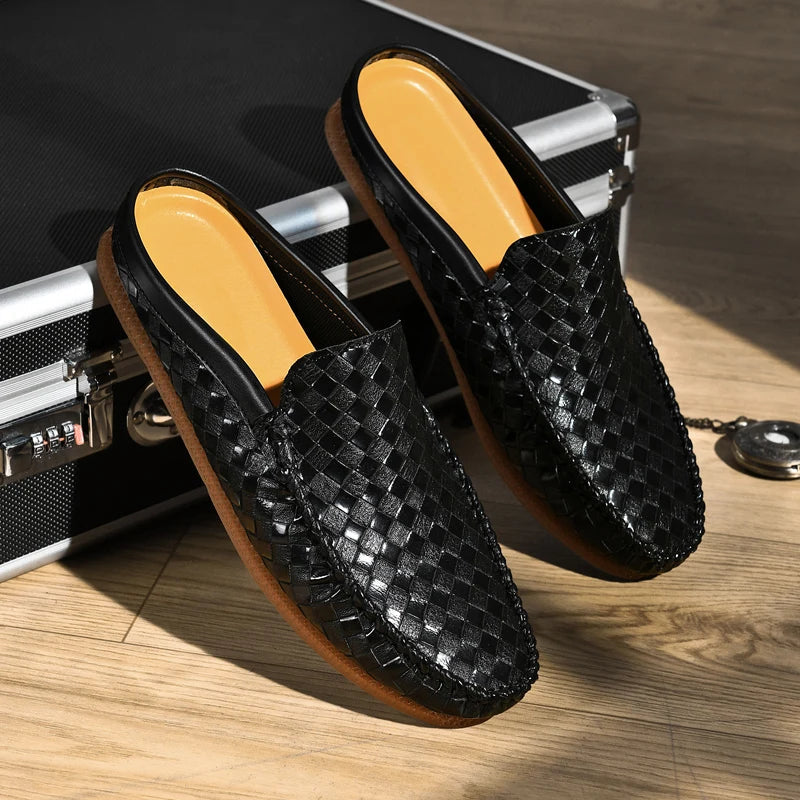 Efim | Mules Tipo Mocasín Sin Cordones Con Tejido Trenzado