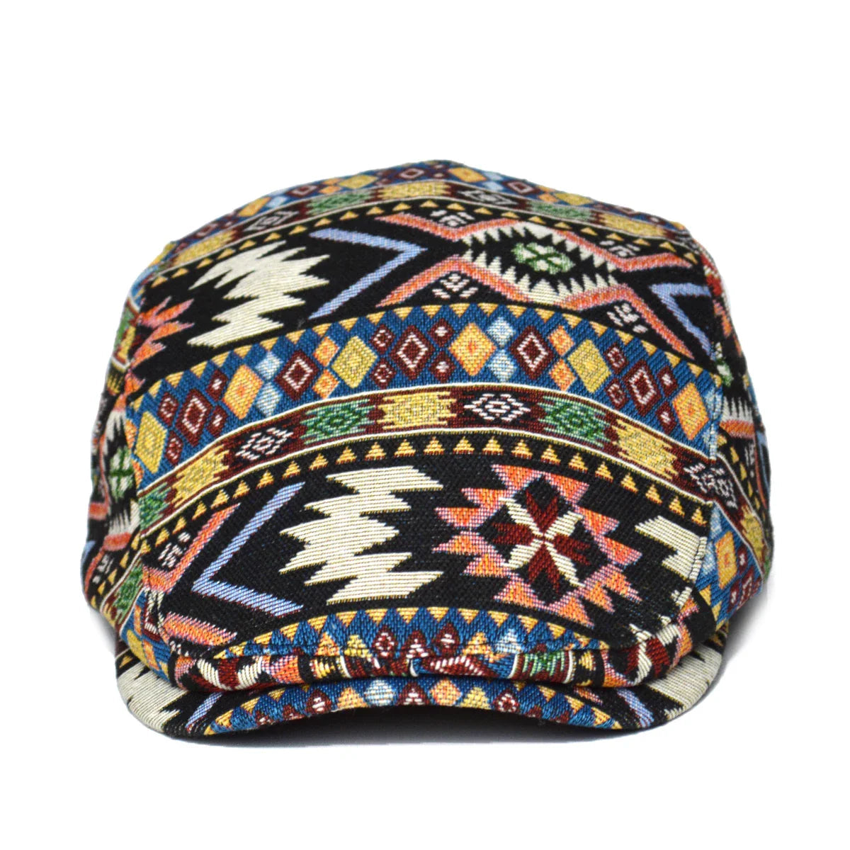 Juraj - Gorra Plana De Varios Paneles Con Estampado Geométrico