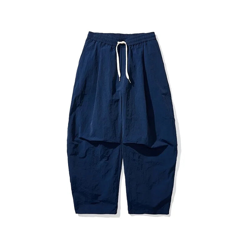 Kaio | Pantalón Holgado Pierna Ancha Cordón