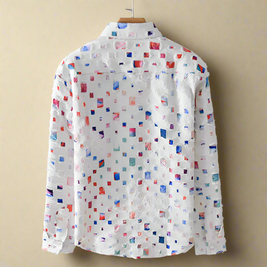 Nazirah | Camisa De Manga Larga Con Mosaico