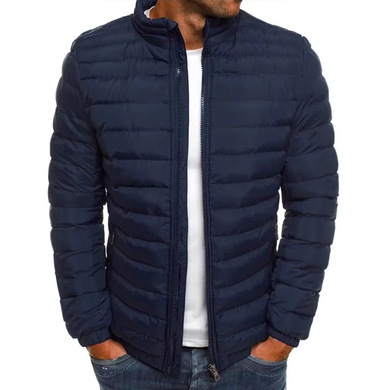Aurelio | Chaqueta Acolchada Con Cremallera Frontal Y Cuello Alto