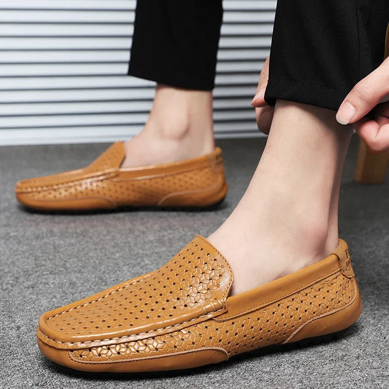 Aania | Mocasines de Piel Sin Cordones