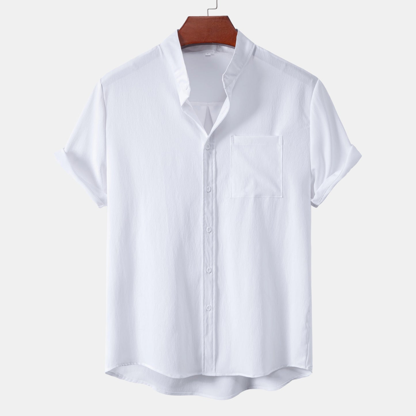 Madsen | Camisa Manga Corta Cuello Mao