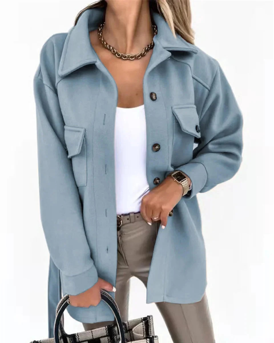 Vicky | Chaqueta Utilitaria Con Cierre Frontal De Botones