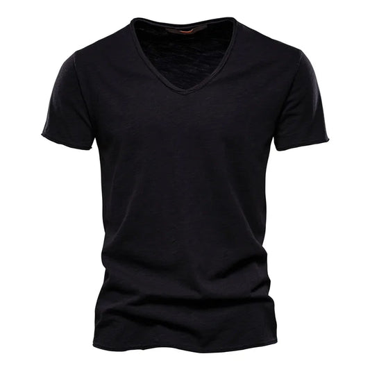 Tibor | Camiseta De Manga Corta Con Cuello en V Para Hombre