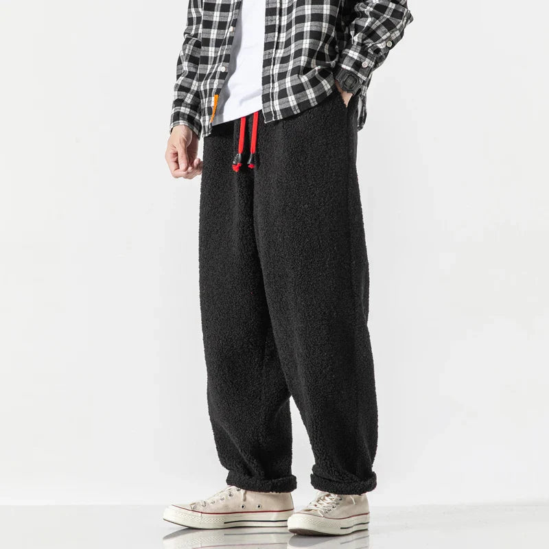 Fluxforge | Pantalones Jogger de Forro Polar Ajuste Relajado