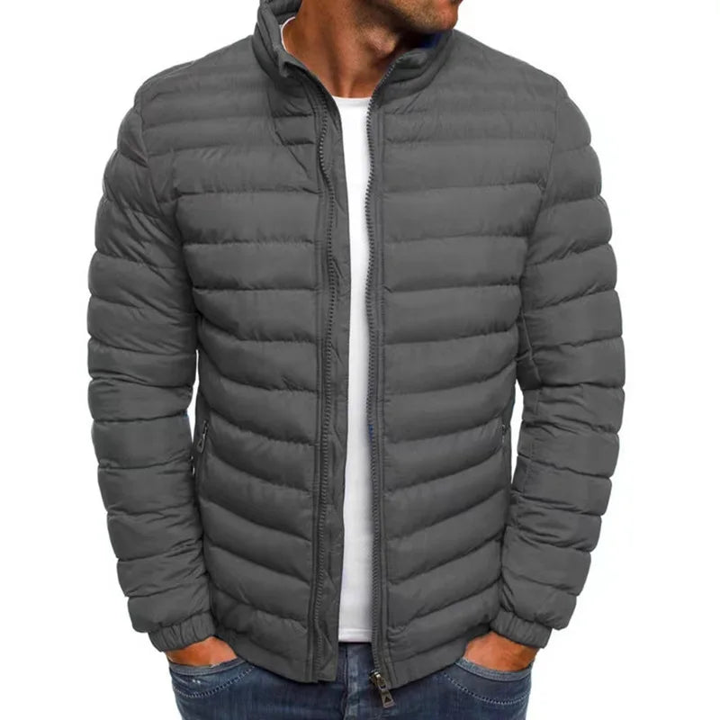 Aurelio | Chaqueta Acolchada Con Cremallera Frontal Y Cuello Alto