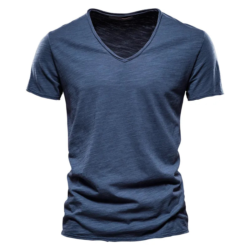 Tibor | Camiseta De Manga Corta Con Cuello en V Para Hombre
