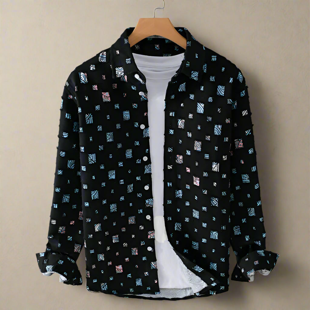 Nazirah | Camisa De Manga Larga Con Mosaico