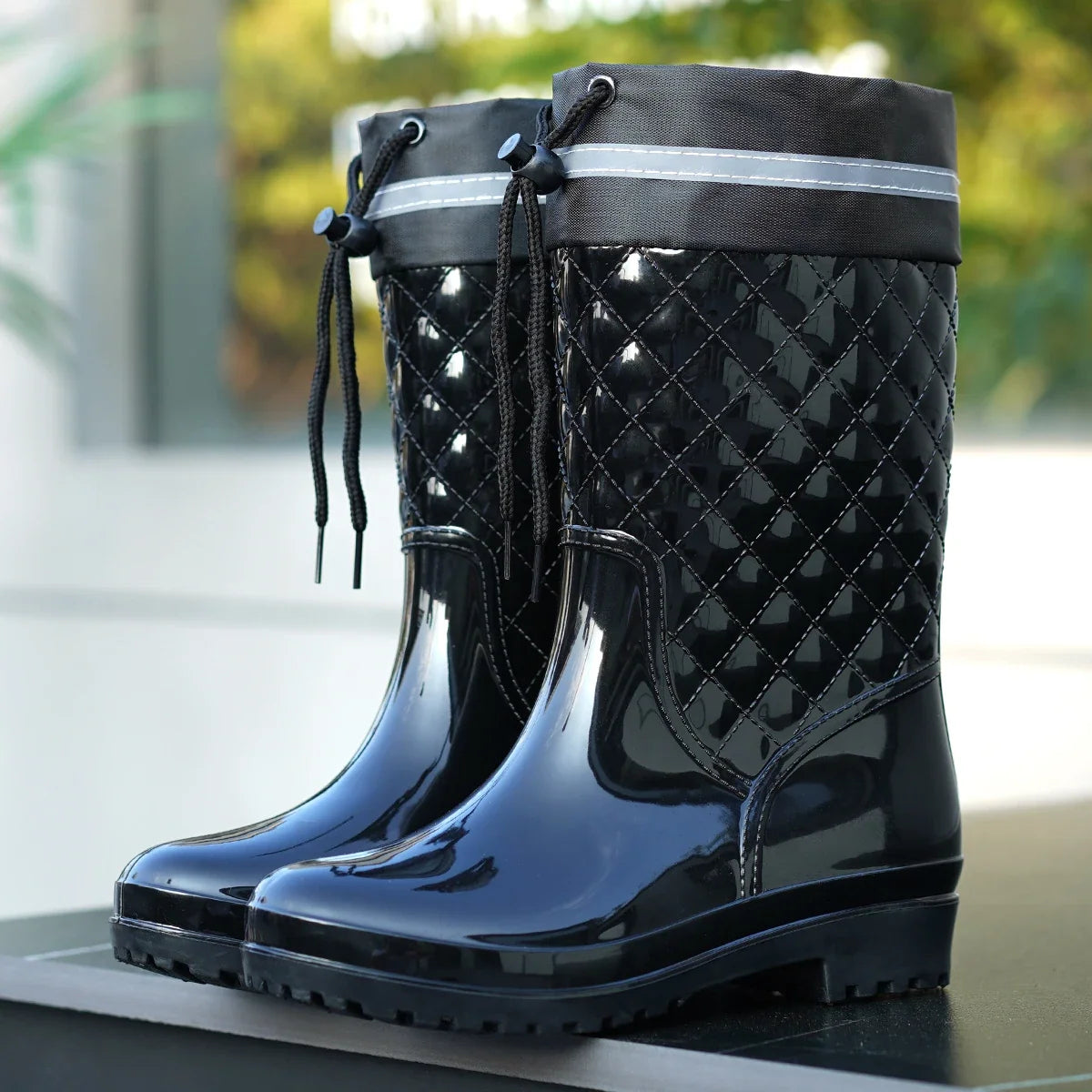 Melioriana | Botas de Lluvia de Media Pantorrilla