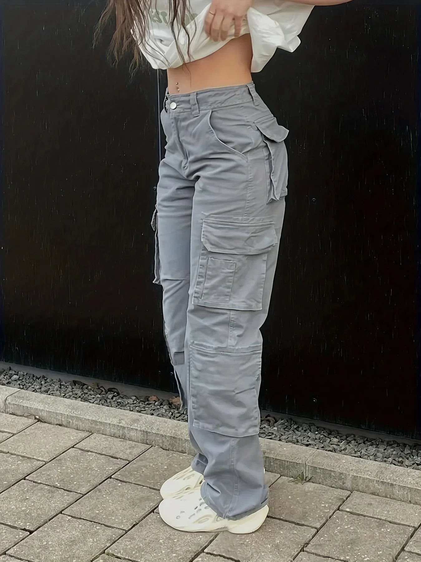 Freena | Pantalones Cargo con Bolsillos Utilitarios
