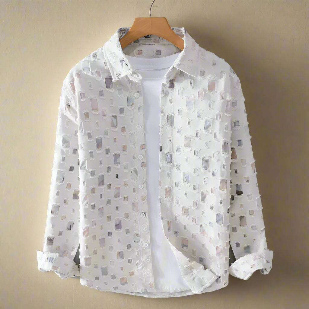 Nazirah | Camisa De Manga Larga Con Mosaico