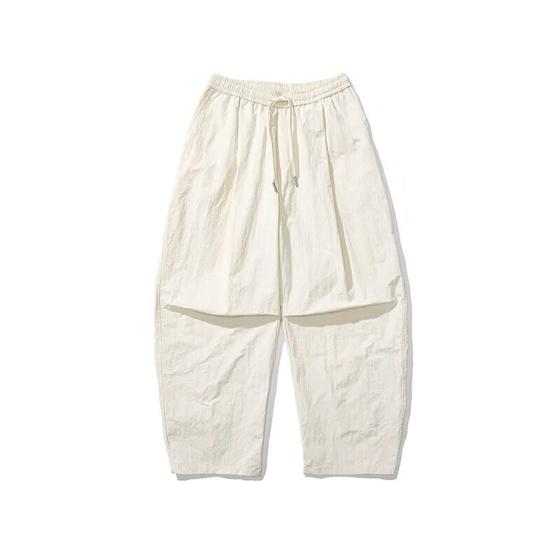 Kaio | Pantalón Holgado Pierna Ancha Cordón